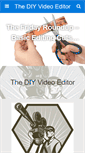 Mobile Screenshot of diyvideoeditor.com